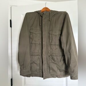 GAP Men's Khaki Green Military Utility Jacket